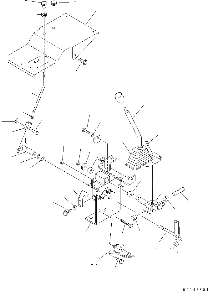 Схема запчастей Komatsu WA30-5 - РАБОЧЕЕ ОБОРУДОВАНИЕ УПРАВЛ-Е (РЫЧАГ) КАБИНА ОПЕРАТОРА И СИСТЕМА УПРАВЛЕНИЯ