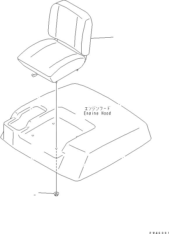 Схема запчастей Komatsu WA30-5-CN - СИДЕНЬЕ ОПЕРАТОРА КАБИНА ОПЕРАТОРА И СИСТЕМА УПРАВЛЕНИЯ