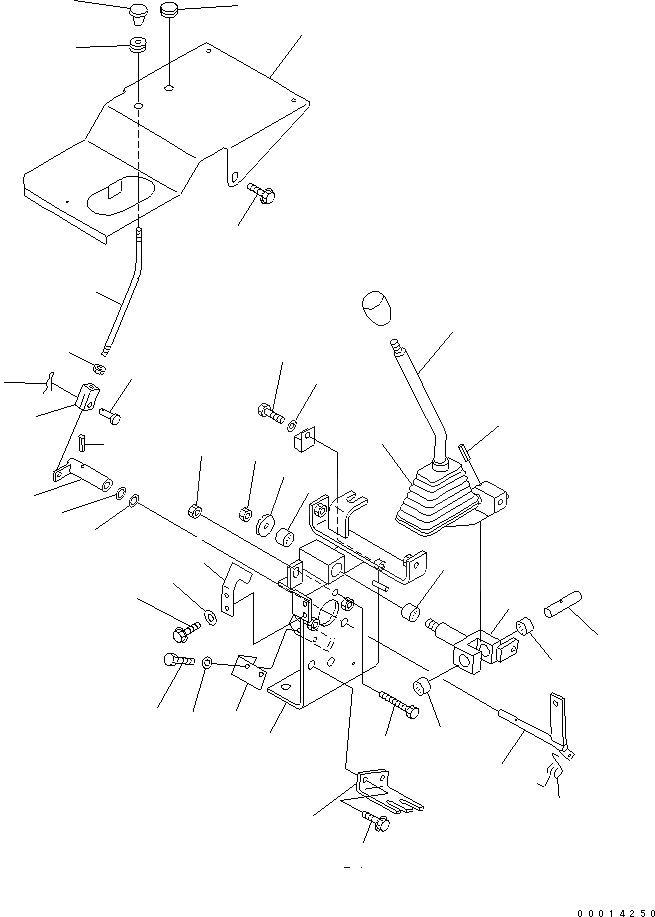 Схема запчастей Komatsu WA30-5-CN - РАБОЧЕЕ ОБОРУДОВАНИЕ УПРАВЛ-Е (РЫЧАГ) КАБИНА ОПЕРАТОРА И СИСТЕМА УПРАВЛЕНИЯ