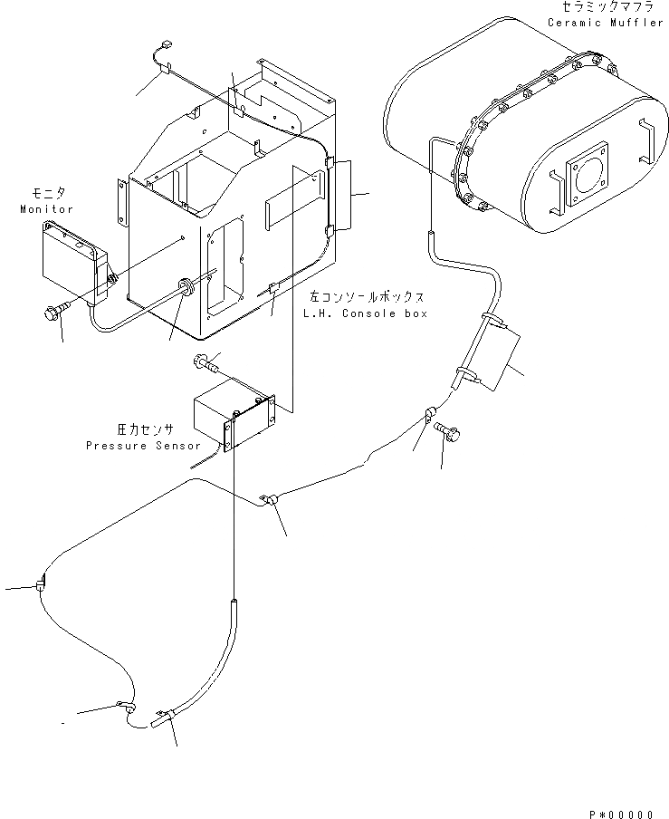 Схема запчастей Komatsu WA300-3A-XT - КЕРАМИЧ. ГЛУШИТЕЛЬ КОМПОНЕНТЫ (ТУННЕЛЬН. СПЕЦ-Я.)(№-) КОМПОНЕНТЫ ДВИГАТЕЛЯ И ЭЛЕКТРИКА