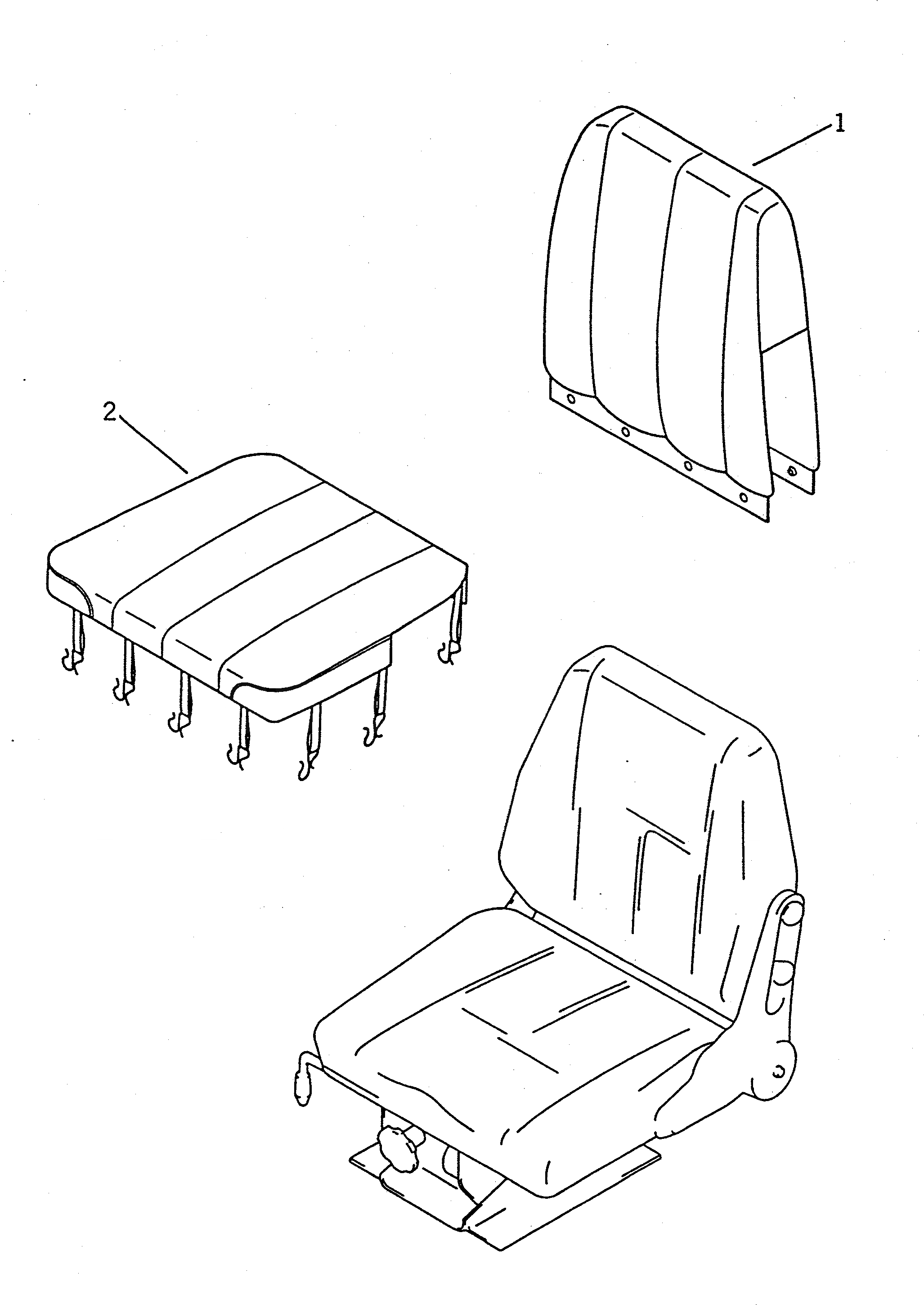 Схема запчастей Komatsu WA300-1 - СИДЕНЬЕ COVER РАМА И ЧАСТИ КОРПУСА