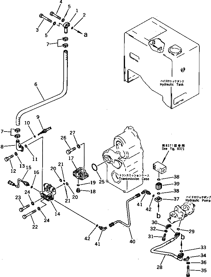 Схема запчастей Komatsu WA300-1 - ГИДРОЛИНИЯ ЭКСТРЕННОГО УПРАВЛЕНИЯ (БАК - КЛАПАН) (/) (ABE СПЕЦ-Я.)(№-9999) СПЕЦ. APPLICATION ЧАСТИ