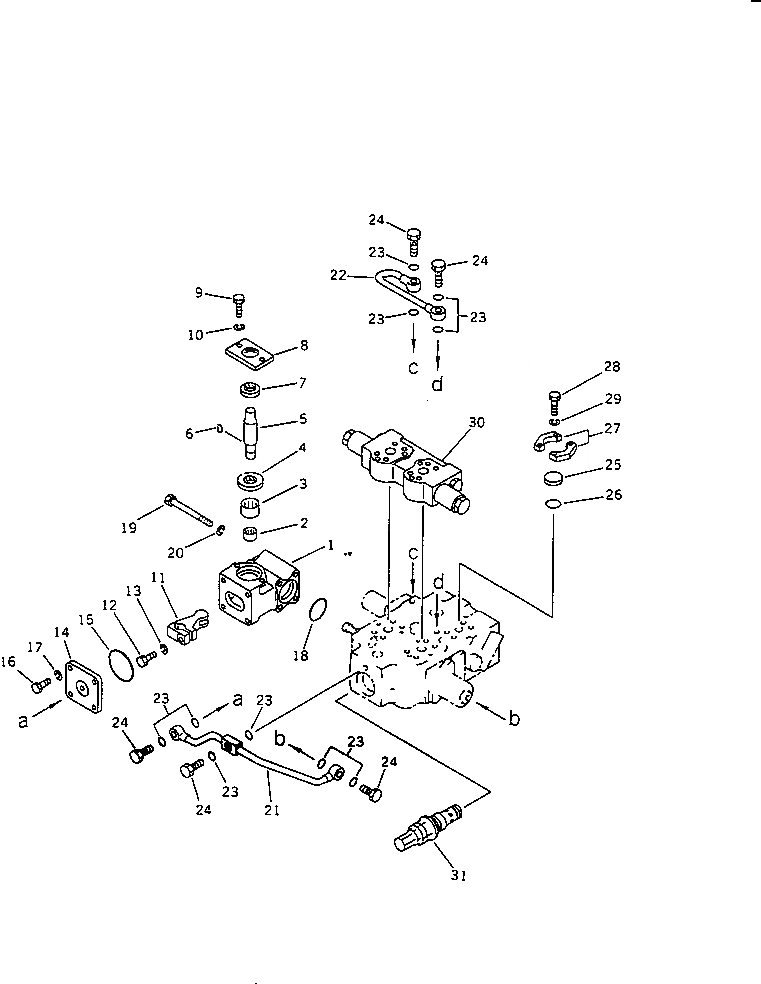 Схема запчастей Komatsu WA300-1 - РУЛЕВ. УПРАВЛЕНИЕ ЗАПРАШИВАЮЩ. КЛАПАН (/)(№-9999) РУЛЕВ. УПРАВЛЕНИЕ И СИСТЕМА УПРАВЛЕНИЯ