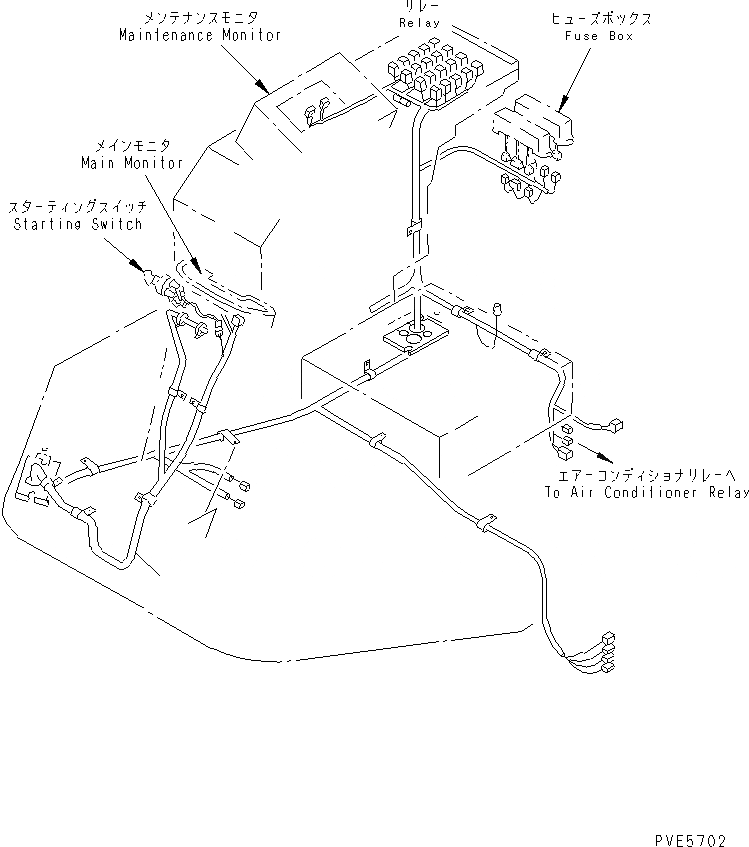 Схема запчастей Komatsu WA300-3A-SN - ПОЛ Э/ПРОВОДКА (/) (С КАБИНОЙ ДЛЯ 2 ЧЕЛ.)(№-9) КАБИНА ОПЕРАТОРА И СИСТЕМА УПРАВЛЕНИЯ