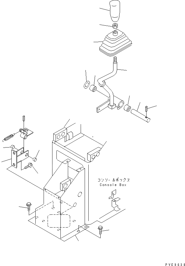 Схема запчастей Komatsu WA300-3A-SN - УПРАВЛЕНИЕ ПОГРУЗКОЙ (ПЕРЕДН. УПРАВЛ. НАВЕСН. ОБОРУД. РЫЧАГ И БАЛКАKT) (С 5-СЕКЦИОНН. КЛАПАН)(№-9) КАБИНА ОПЕРАТОРА И СИСТЕМА УПРАВЛЕНИЯ