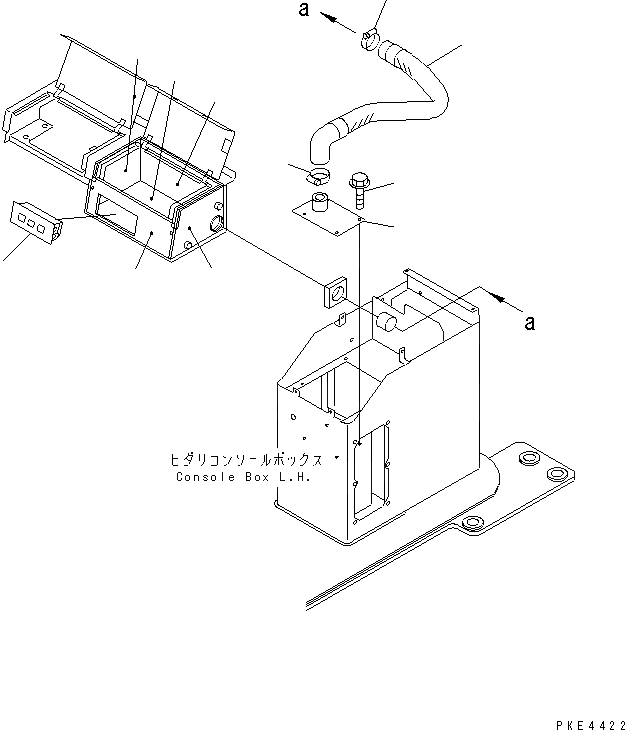 Схема запчастей Komatsu WA300-3A - ОХЛАЖД. И ОБОГРЕВАТЕЛЬ. КОРПУС(№-9) КАБИНА ОПЕРАТОРА И СИСТЕМА УПРАВЛЕНИЯ