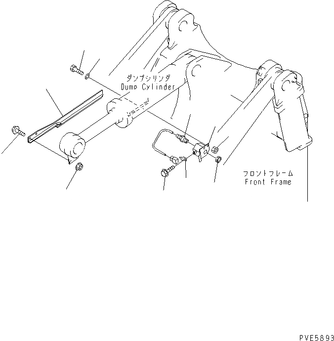 Схема запчастей Komatsu WA300-3A - ПОЗИЦИОНЕР КОВША(С БОЛЬШ. ЦИЛИНДР КОВША) КАБИНА ОПЕРАТОРА И СИСТЕМА УПРАВЛЕНИЯ