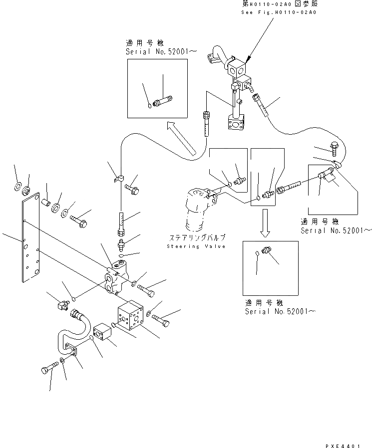 Схема запчастей Komatsu WA300-3CS - КЛАПАН РУЛЕВОГО УПРАВЛЕНИЯ (ТРУБЫ И ПРИОРИТЕТН. КЛАПАН ЭЛЕМЕНТЫ КРЕПЛЕНИЯ) ГИДРАВЛИКА