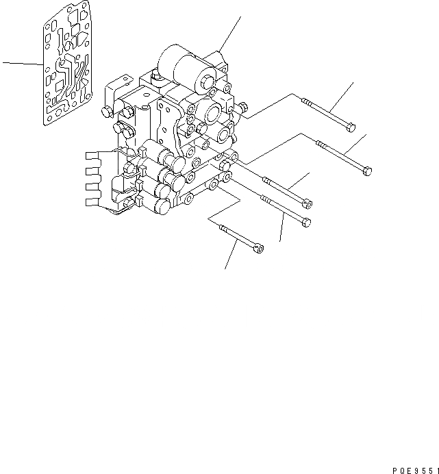 Схема запчастей Komatsu WA300L-3 - КЛАПАН УПРАВЛЕНИЯ ТРАНСМИССИЕЙ (/) (КРЕПЛЕНИЕ) ТРАНСМИССИЯ