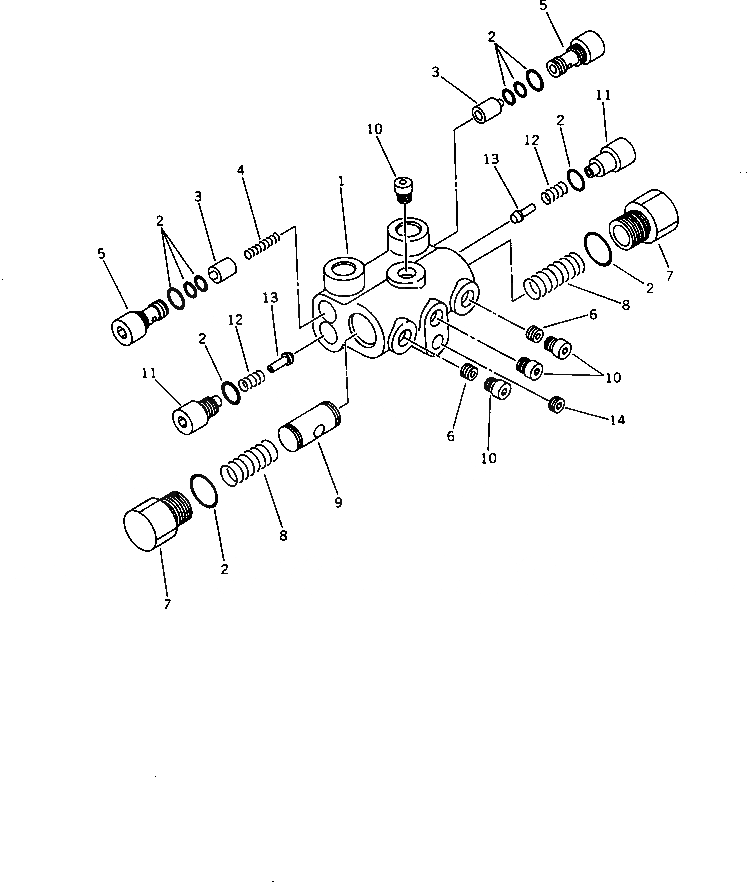 Схема запчастей Komatsu WA320-1 - ПОДУШКИ КЛАПАН(№-) РУЛЕВ. УПРАВЛЕНИЕ И СИСТЕМА УПРАВЛЕНИЯS