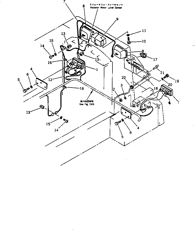 Схема запчастей Komatsu WA320-1 - ЭЛЕКТРИКА (ЗАДН. ОСВЕЩЕНИЕ)(№-9999) КОМПОНЕНТЫ ДВИГАТЕЛЯ И ЭЛЕКТРИКА