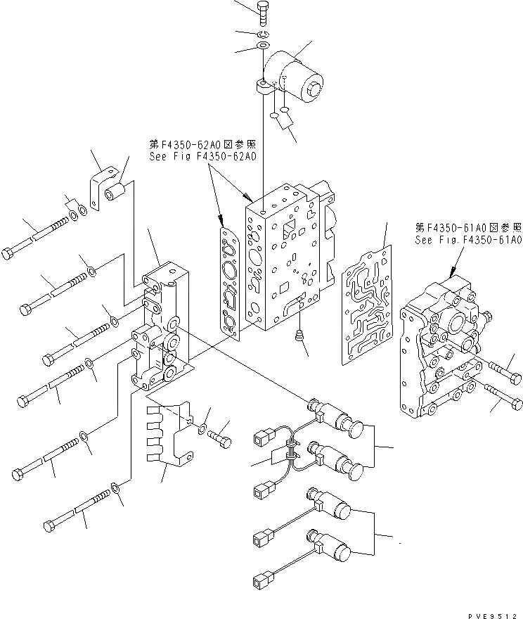Схема запчастей Komatsu WA320-3 - КЛАПАН УПРАВЛЕНИЯ ТРАНСМИССИЕЙ (/) (СОЛЕНОИДНЫЙ КЛАПАН)(№(87)-) ТРАНСМИССИЯ