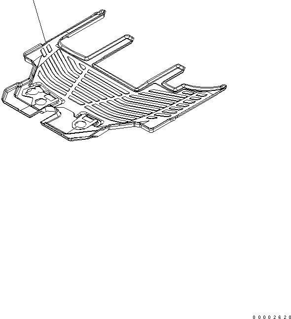 Схема запчастей Komatsu WA320-5 - ПОЛ МАТЕРИАЛ КАБИНА ОПЕРАТОРА И СИСТЕМА УПРАВЛЕНИЯ