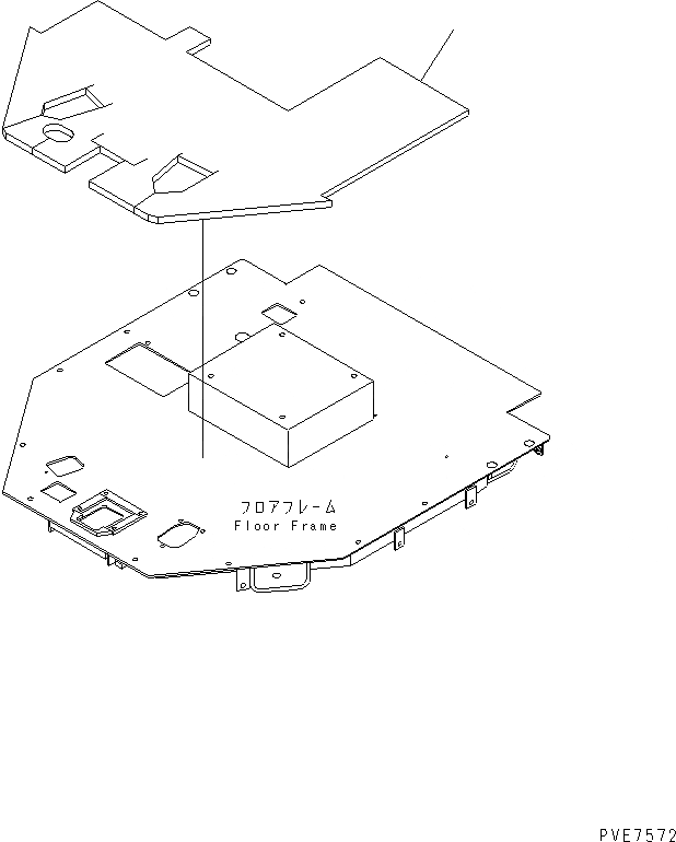 Схема запчастей Komatsu WA320-3CS - ПОЛ МАТЕРИАЛ КАБИНА ОПЕРАТОРА И СИСТЕМА УПРАВЛЕНИЯ