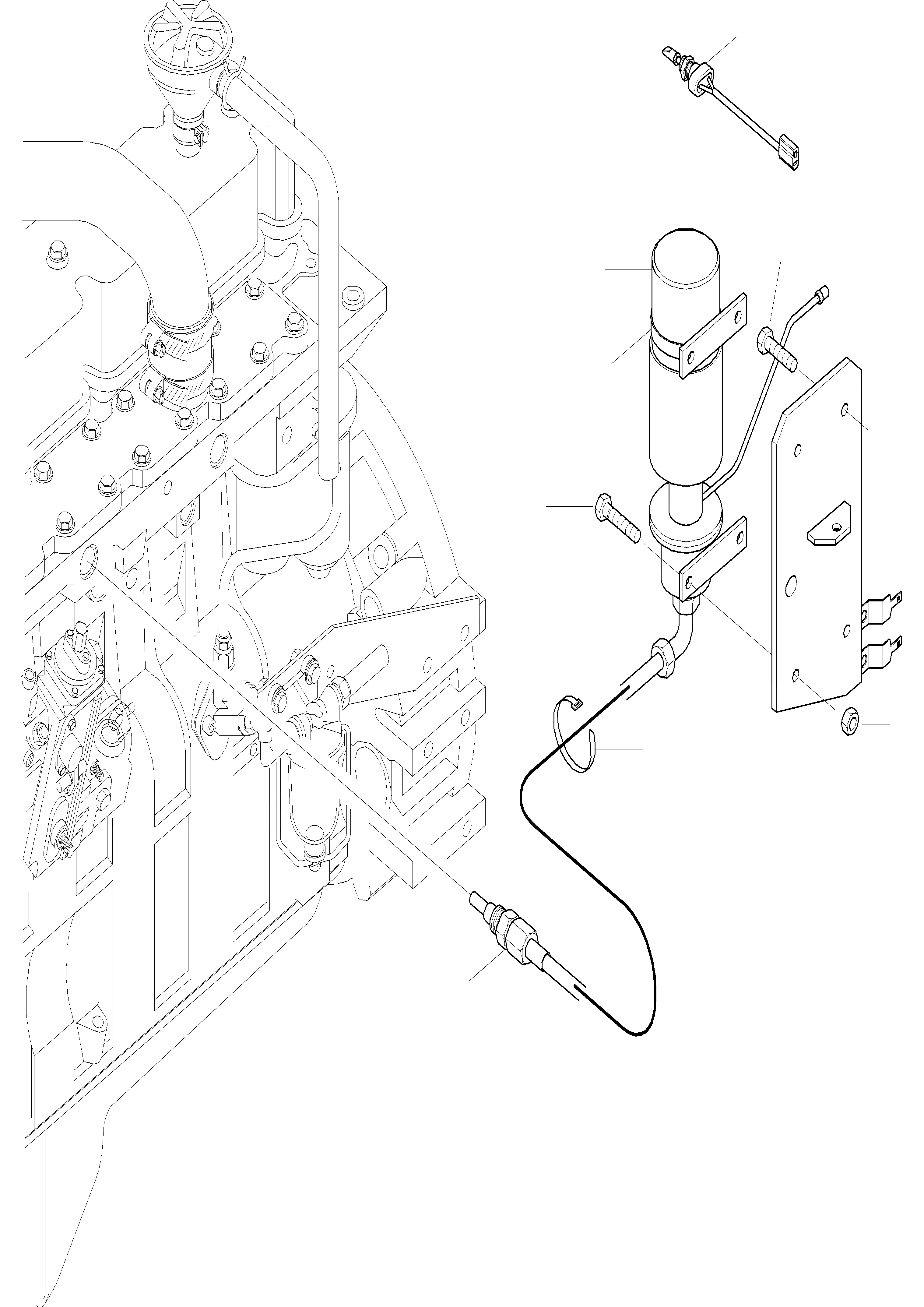 Схема запчастей Komatsu WA320-3 - СИСТЕМА БЫСТРОГО ЗАПУСКА КОМПЛЕКТ ДВИГАТЕЛЬ, КРЕПЛЕНИЕ ДВИГАТЕЛЯ