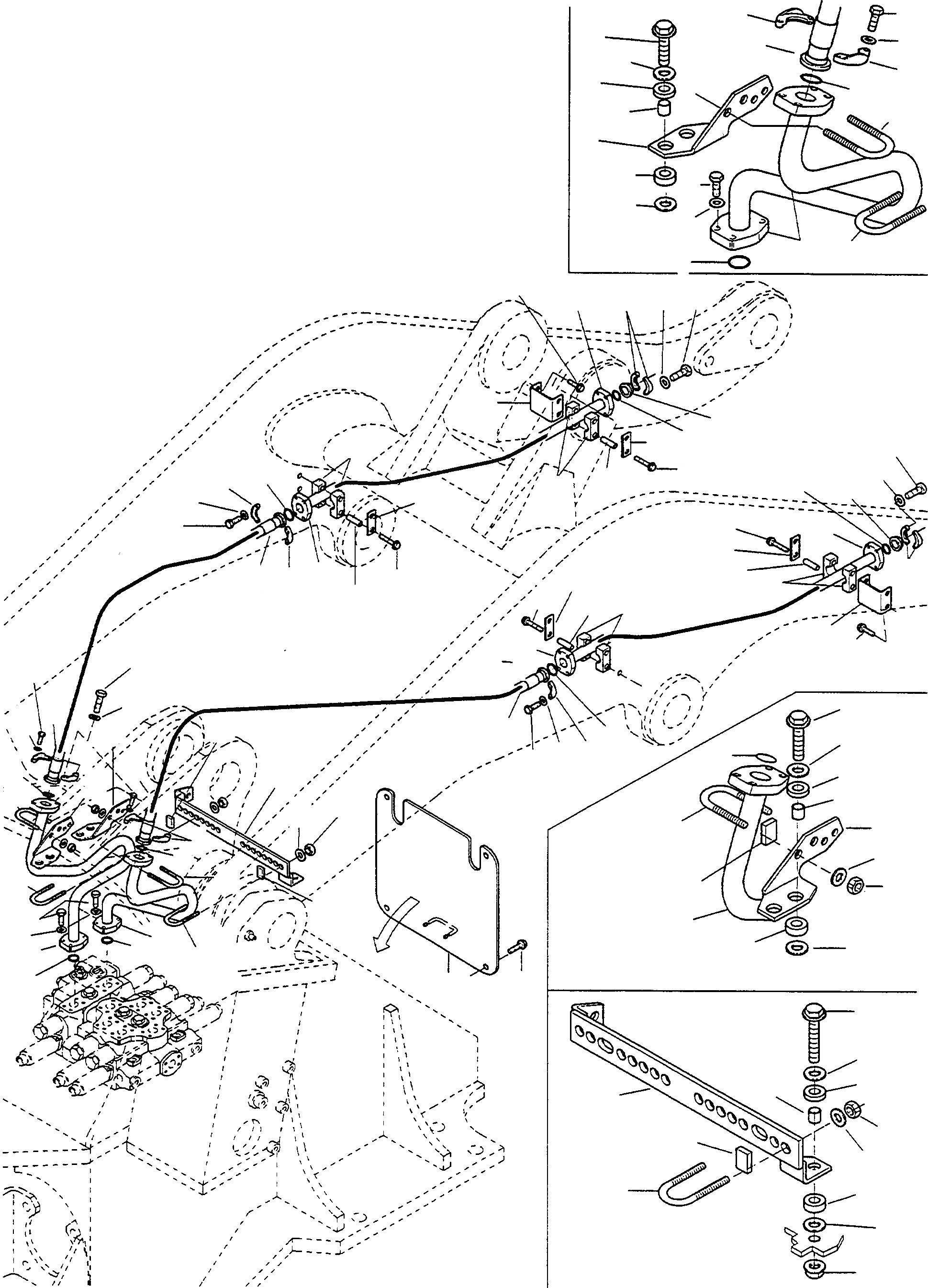 Схема запчастей Komatsu WA320-3 - ТРУБЫS ДЛЯ АКСЕССУАРЫ ОБОРУД-Е, WAYS УПРАВЛЯЮЩ. КЛАПАН ГИДРАВЛИКА