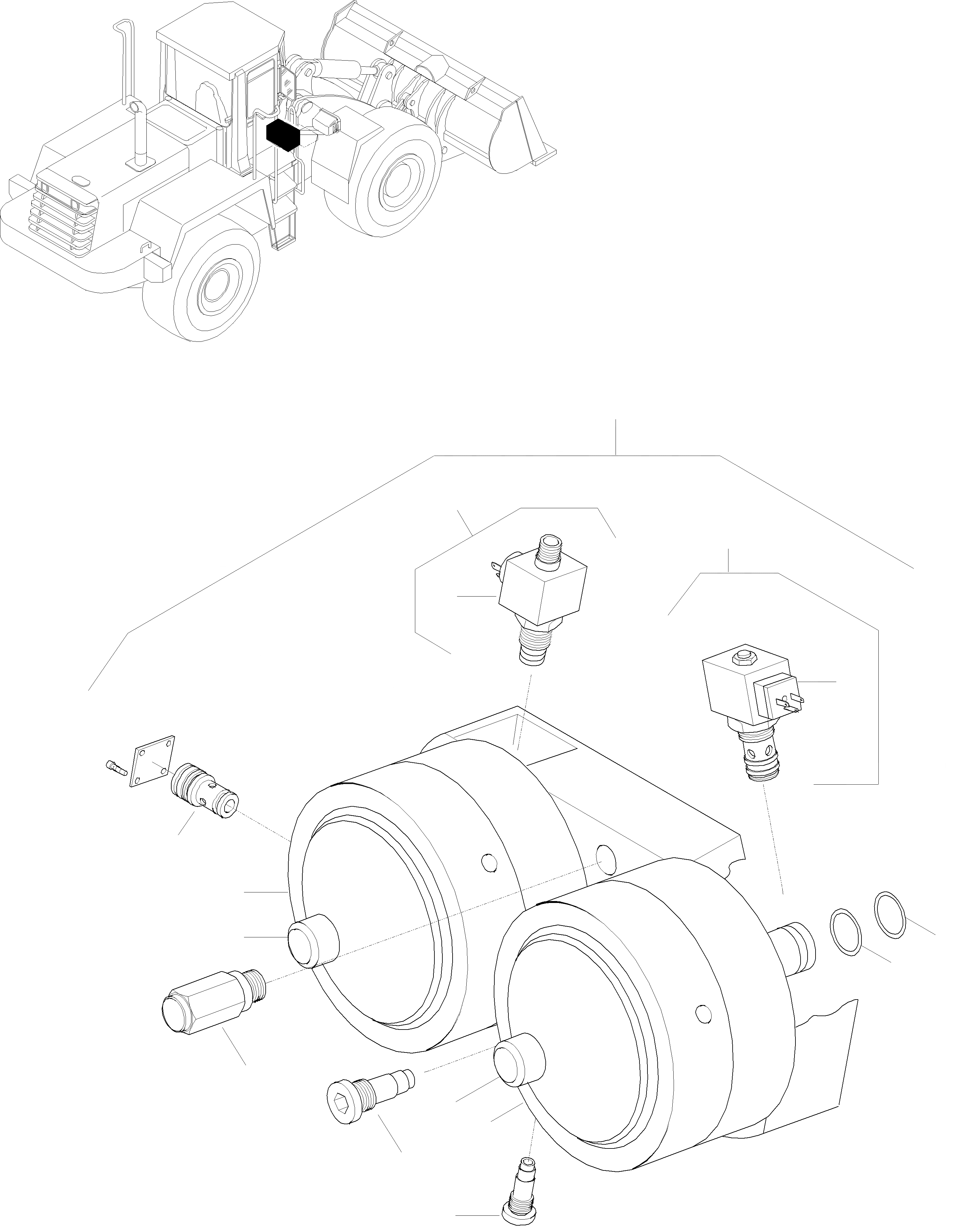 Схема запчастей Komatsu WA320-3 active - A.L.S. ОБОРУД-Е, PRESSURE БАК ОБОРУД-Е