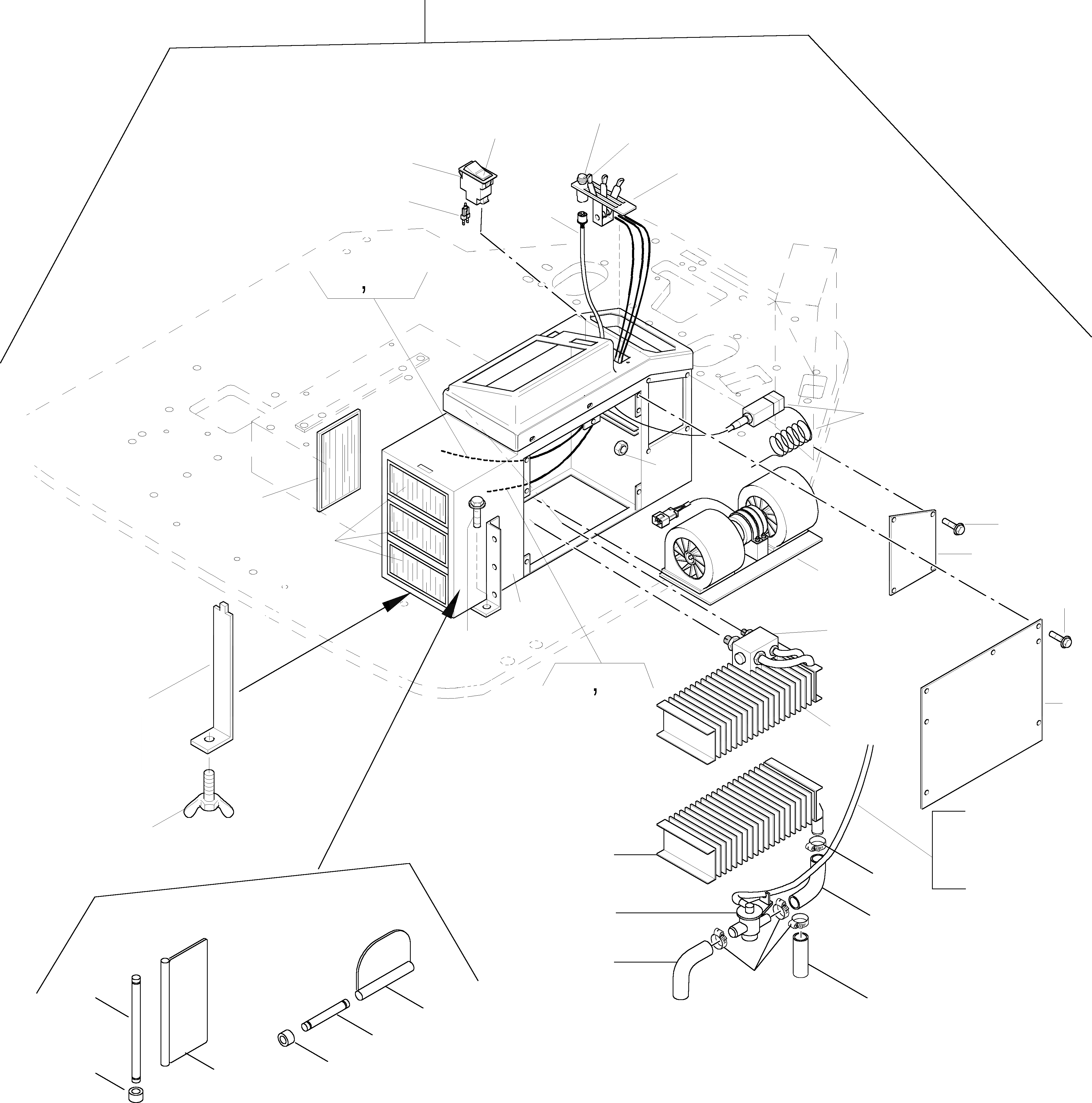 Схема запчастей Komatsu WA320-3 active - КОНДИЦ. ВОЗДУХА КОНДИЦ. ВОЗДУХА