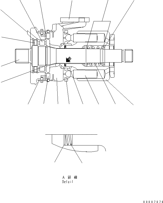 Схема запчастей Komatsu WA320-5 - HYDROSTATIC ТРАНСМИССИЯ (HST) (ВНУТР. ЧАСТИ) (НАСОС) (/) (SN H - H7) (SN H7 - H) Y ОСНОВН. КОМПОНЕНТЫ И РЕМКОМПЛЕКТЫ