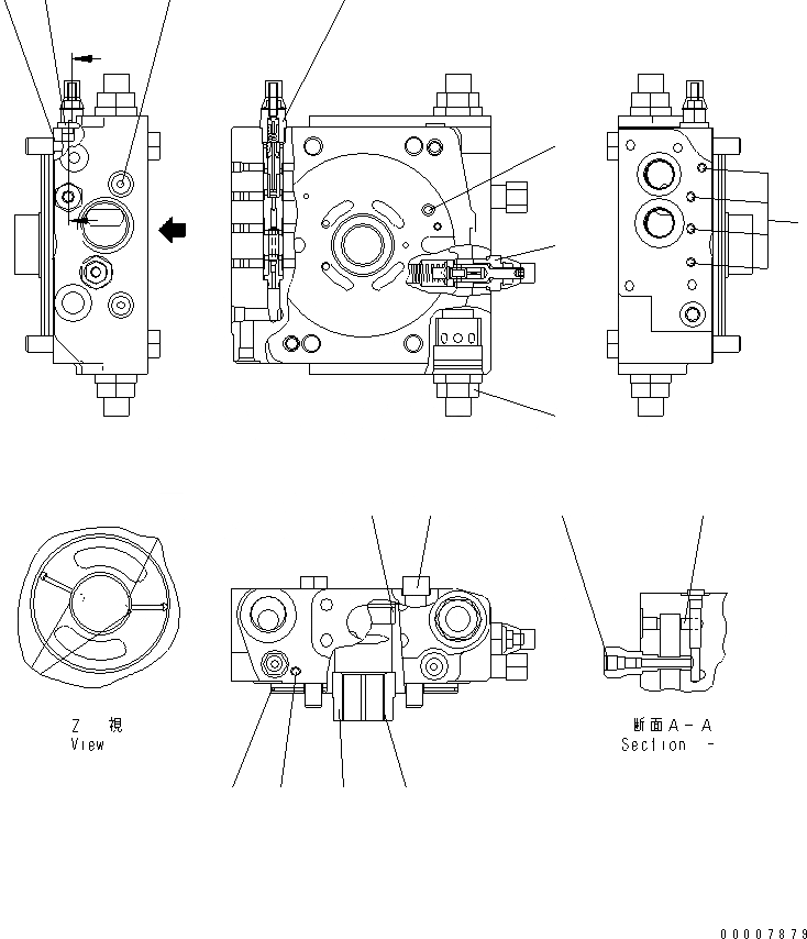 Схема запчастей Komatsu WA320-5 - HYDROSTATIC ТРАНСМИССИЯ (HST) (ВНУТР. ЧАСТИ) (НАСОС) (/) (SN H - H7) (SN H7 - H) Y ОСНОВН. КОМПОНЕНТЫ И РЕМКОМПЛЕКТЫ