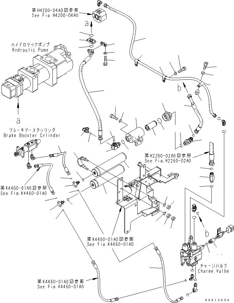 Схема запчастей Komatsu WA320L-5 - УПРАВЛ-Е ТОРМОЗОМ (ACUMLATOR)(№-) КАБИНА ОПЕРАТОРА И СИСТЕМА УПРАВЛЕНИЯ