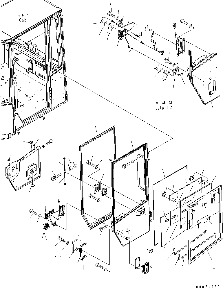 Схема запчастей Komatsu WA320PZ-6 - ГИДРОЛИНИЯ (E.C.S.S. КЛАПАН ВНУТР. ЧАСТИ)(№7-) ГИДРАВЛИКА