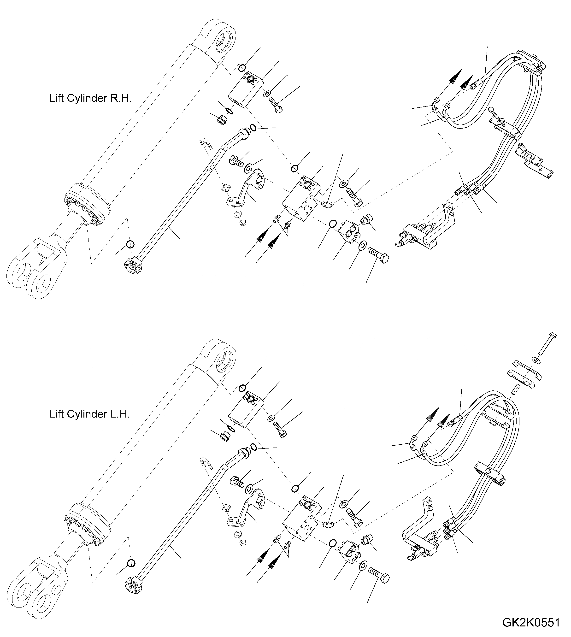 Схема запчастей Komatsu WA320PZ-6 - ANTI DROP КЛАПАН (С ECSS) (ГИДРОЦИЛИНДР ПОДЪЕМА OVER ЦЕНТР. КЛАПАН) W РАЗНОЕ
