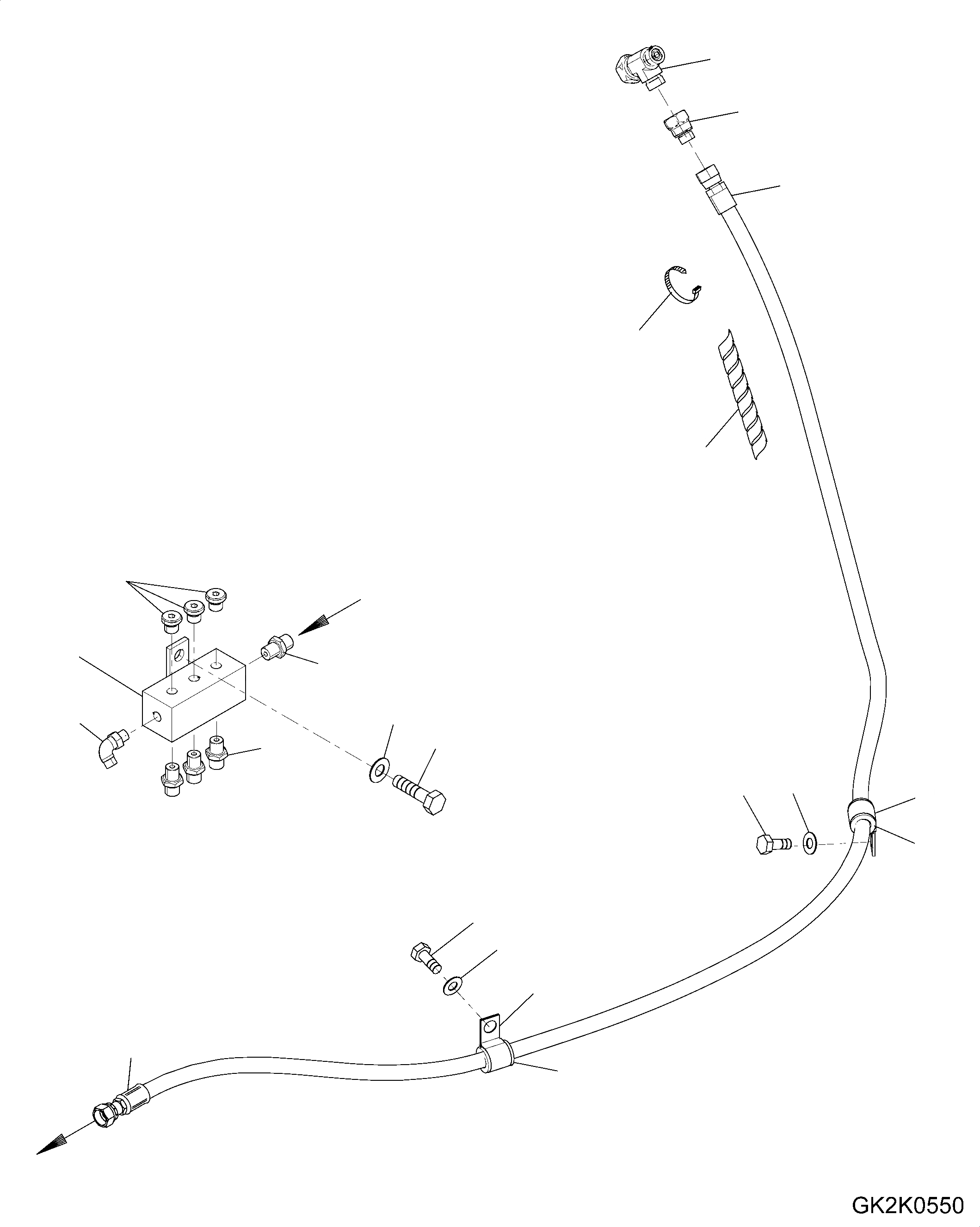 Схема запчастей Komatsu WA320PZ-6 - ANTI DROP КЛАПАН (С ECSS) (ВОЗВРАТ. БЛОК) W РАЗНОЕ