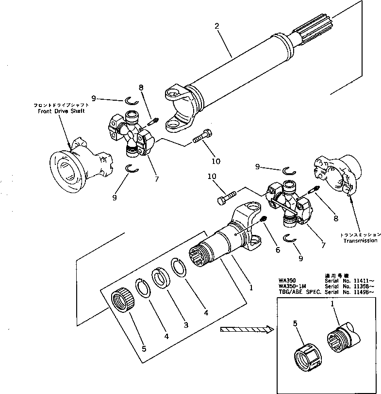 Схема запчастей Komatsu WA350-1 - ELCETRICAL СИСТЕМА (ПОЛ ЛИНИЯ) КОМПОНЕНТЫ ДВИГАТЕЛЯ И ЭЛЕКТРИКА