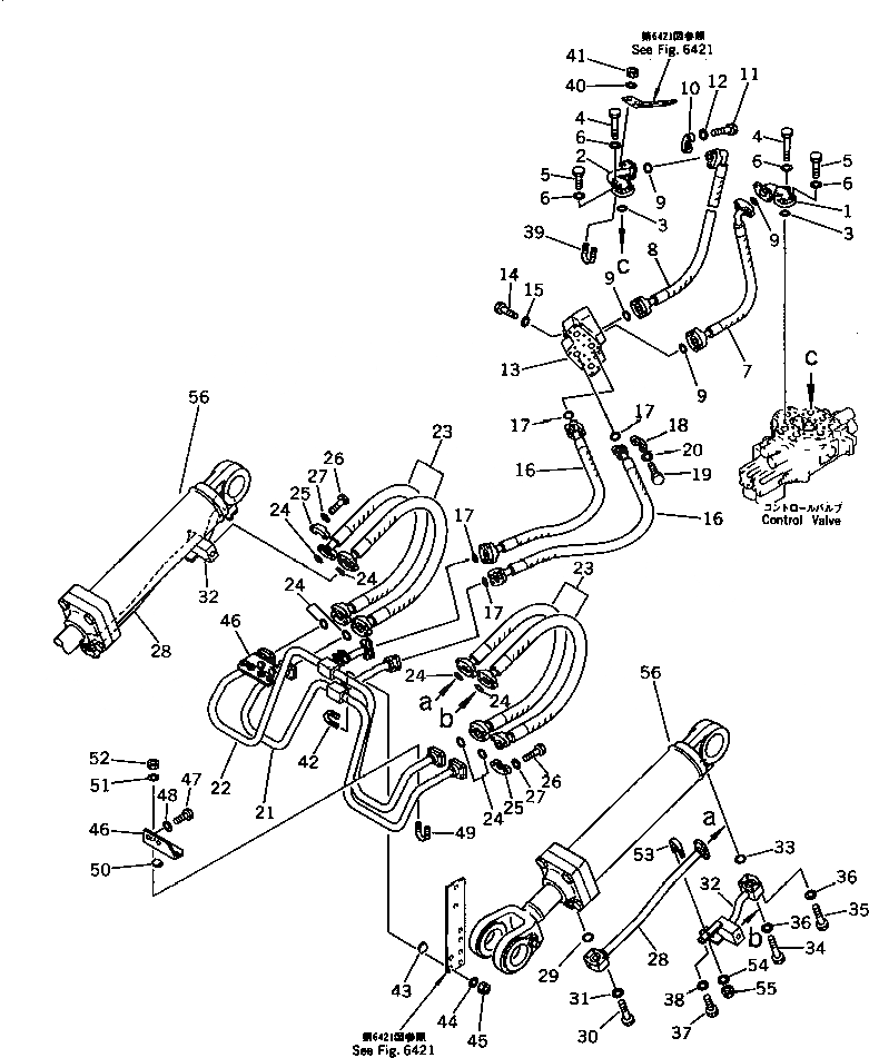 Схема запчастей Komatsu WA350-1 - ЗАЩИТА РАДИАТОРА AND КАПОТ (/) РАМА И ЧАСТИ КОРПУСА