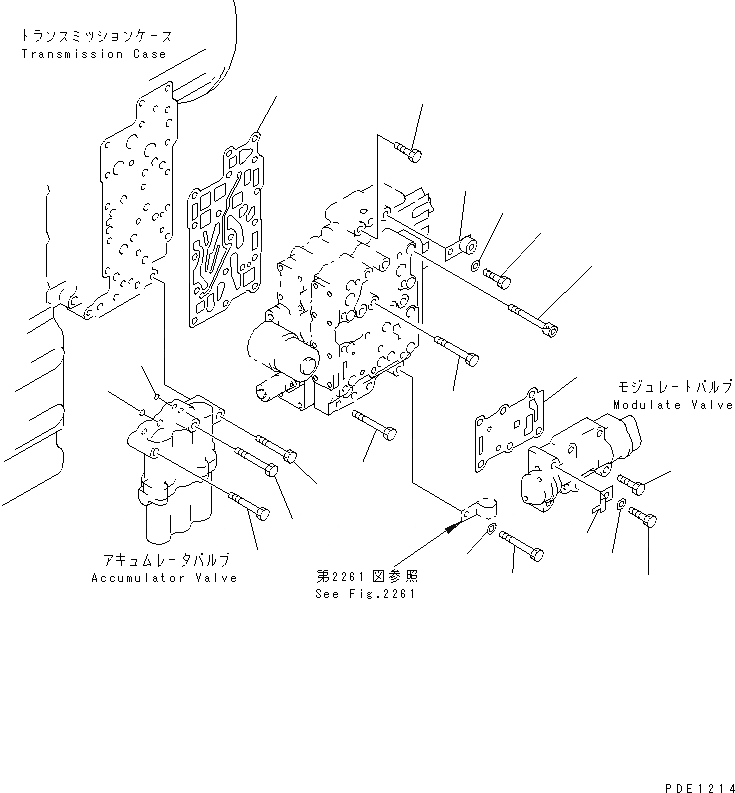 Схема запчастей Komatsu WA350-3A-S - КЛАПАН УПРАВЛЕНИЯ ТРАНСМИССИЕЙ (/) (КРЕПЛЕНИЕ)(№-) ТРАНСМИССИЯ