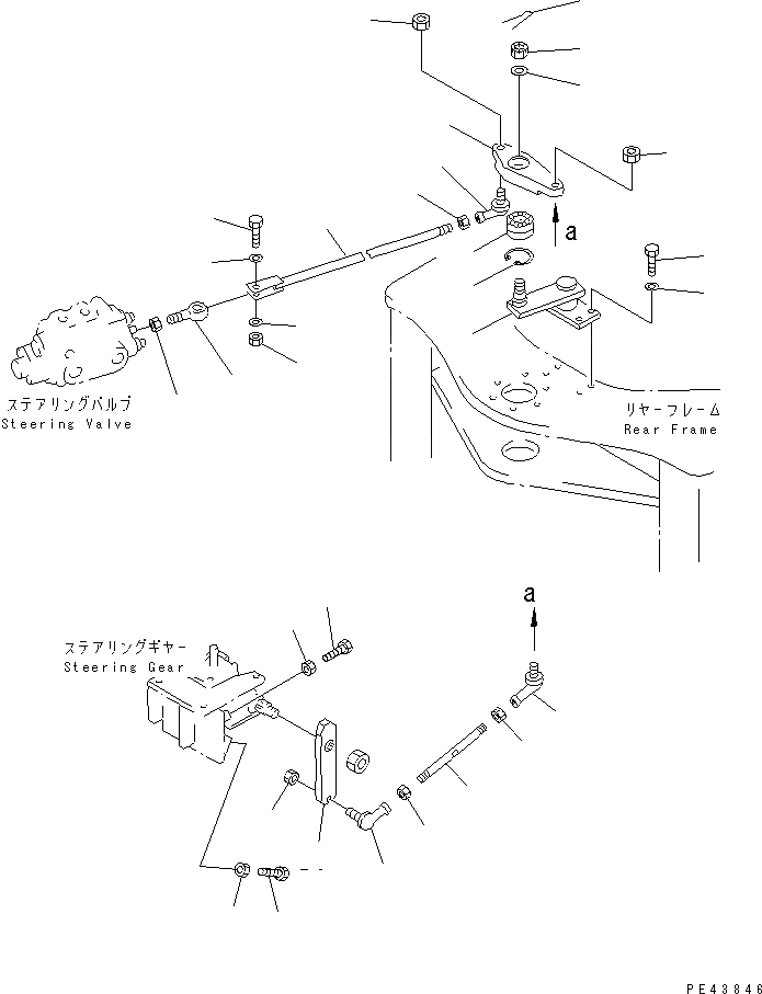 Схема запчастей Komatsu WA350-3A-S - РУЛЕВ. УПРАВЛЕНИЕ МЕХАНИЗМ(№-) РУЛЕВ. УПРАВЛЕНИЕ И СИСТЕМА УПРАВЛЕНИЯ