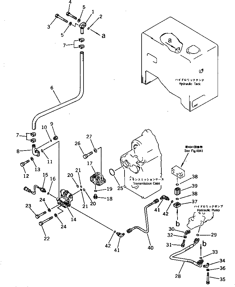 Схема запчастей Komatsu WA350-1 - ПЕРЕДН. РАБОЧ. ОСВЕЩЕНИЕ РАМА И ЧАСТИ КОРПУСА