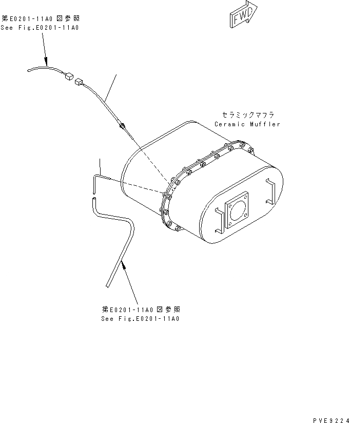 Схема запчастей Komatsu WA350-3A-TN - ДВИГАТЕЛЬ ЧАСТИ (КЕРАМИЧ. ГЛУШИТЕЛЬ КОМПОНЕНТЫ)           (С КЕРАМИЧ. ГЛУШИТЕЛЬ) КОМПОНЕНТЫ ДВИГАТЕЛЯ