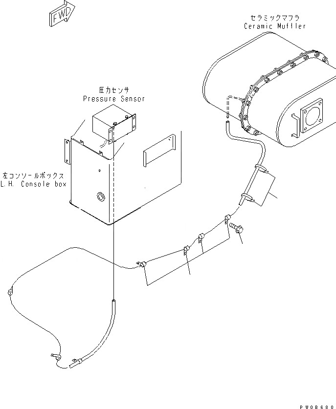 Схема запчастей Komatsu WA350-3A-TN - ЭЛЕКТР. (С КЕРАМИЧ. ГЛУШИТЕЛЬ) ЭЛЕКТРИКА