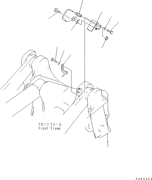 Схема запчастей Komatsu WA350-3A - РУКОЯТЬ И КОЛЕНЧАТЫЙ РЫЧАГ (МЕХАНИЗМ ОСТАНОВКИ СТРЕЛЫ) РАБОЧЕЕ ОБОРУДОВАНИЕ