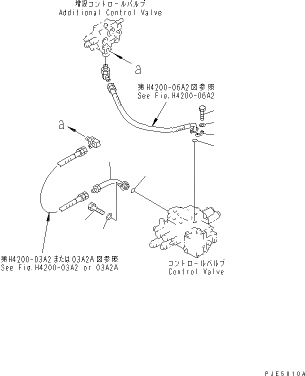 Схема запчастей Komatsu WA350-3-H - КОНТРОЛЬНЫЙ КЛАПАН РАБОЧ. ОБОРУДОВАНИЯ (ДОПОЛН. КЛАПАН ЛИНИЯ) (С ДОПОЛН.  2-Х СЕКЦИОНН. УПРАВЛЯЮЩ. КЛАПАН) ГИДРАВЛИКА
