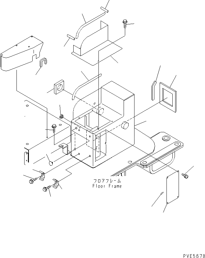 Схема запчастей Komatsu WA350-3-H - КОНДИЦ. ВОЗДУХА И ОБОГРЕВАТЕЛЬ. КРЫШКА(/) (ЛЕВ. КОНСОЛЬН. БЛОК) (С КАБИНА ДЛЯ 2 ЧЕЛ.) КАБИНА ОПЕРАТОРА И СИСТЕМА УПРАВЛЕНИЯ