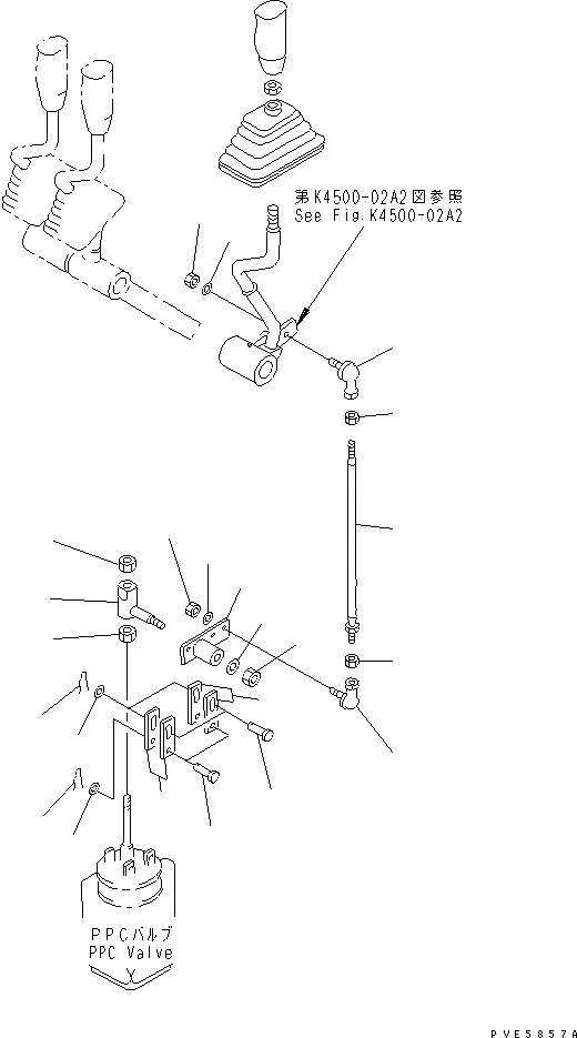 Схема запчастей Komatsu WA350-3-H - УПРАВЛЕНИЕ ПОГРУЗКОЙ (ПЕРЕДН. УПРАВЛ. НАВЕСН. ОБОРУД. МЕХАНИЗМ)        (С 3-Х СЕКЦ. КОНТР. КЛАПАНОМ) КАБИНА ОПЕРАТОРА И СИСТЕМА УПРАВЛЕНИЯ