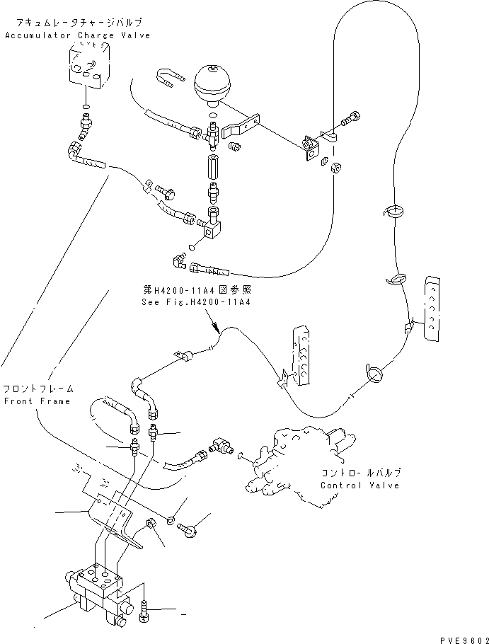 Схема запчастей Komatsu WA350-3A-SN - КОНТРОЛЬНЫЙ КЛАПАН РАБОЧ. ОБОРУДОВАНИЯ (СОЛЕНОИДНЫЙ КЛАПАН ЭЛЕМЕНТЫ КРЕПЛЕНИЯ)(С 4-Х СЕКЦИОНН.УПРАВЛЯЮЩ. КЛАПАН И СОЕДИНИТ. УСТР-ВО) ГИДРАВЛИКА