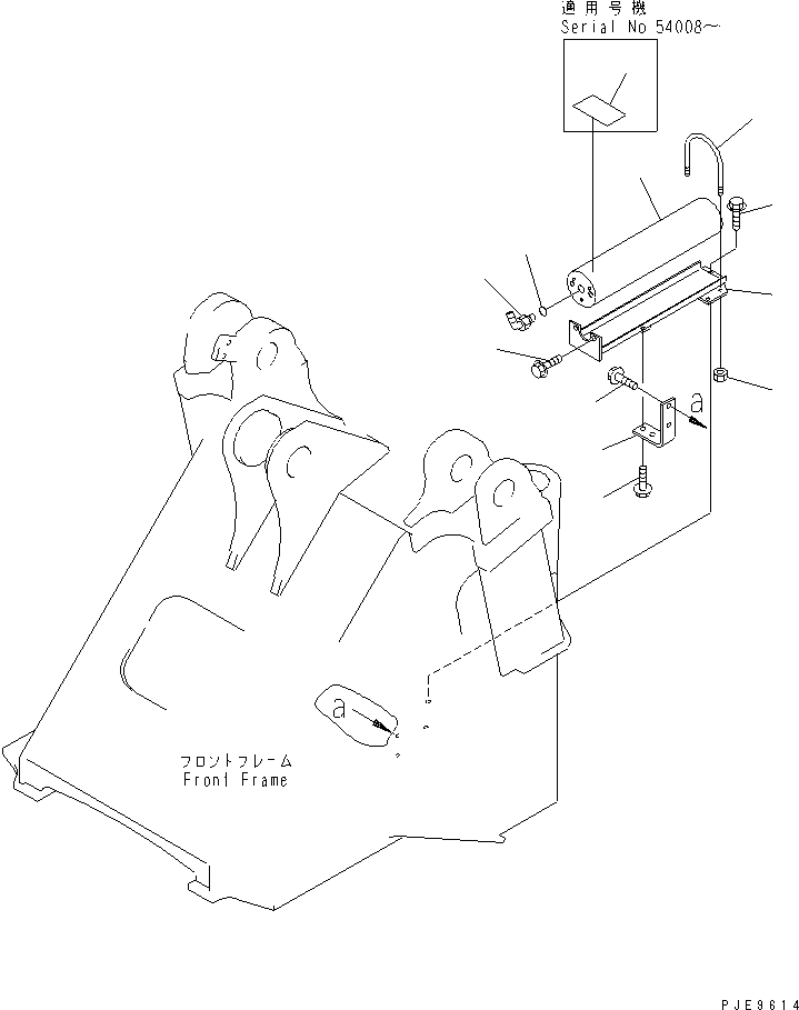 Схема запчастей Komatsu WA350-3A-SN - ГИДРОЛИНИЯ (E.C.S.S. АККУМУЛЯТОР ЭЛЕМЕНТЫ КРЕПЛЕНИЯ)(№-) ГИДРАВЛИКА