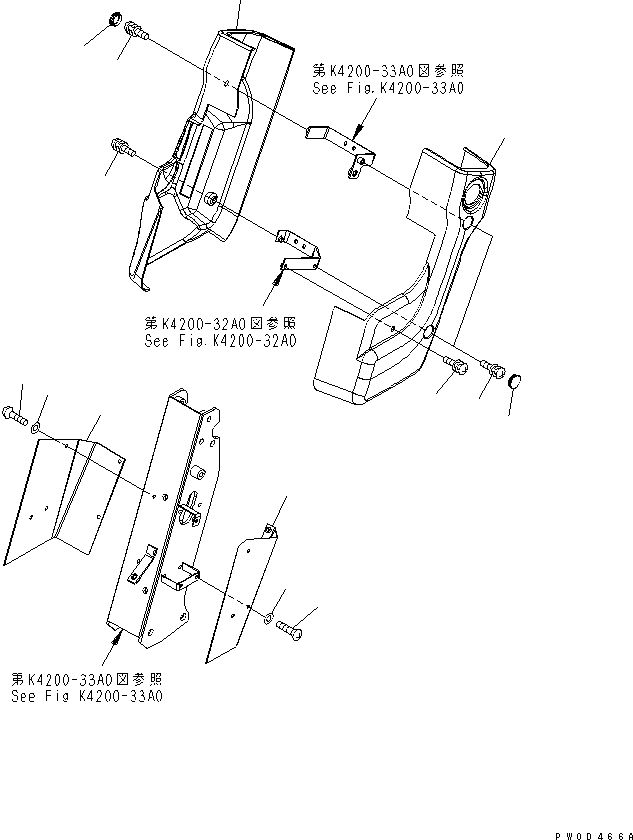 Схема запчастей Komatsu WA380-5-TN - ОСНОВН. КОНСТРУКЦИЯ (COVER) КАБИНА ОПЕРАТОРА И СИСТЕМА УПРАВЛЕНИЯ