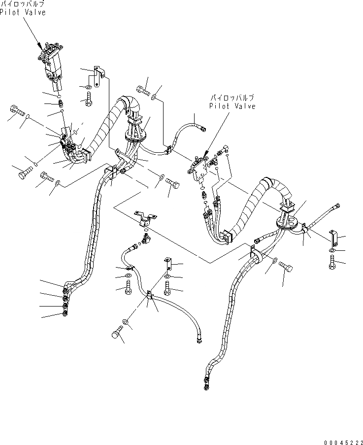 Схема запчастей Komatsu WA380-6 - УПРАВЛЕНИЕ ПОГРУЗКОЙ (PPC ШЛАНГИ) (/) (ДЛЯ 3-Х СЕКЦИОНН. КОНТРОЛЬН. КЛАПАН)(№-9) КАБИНА ОПЕРАТОРА И СИСТЕМА УПРАВЛЕНИЯ