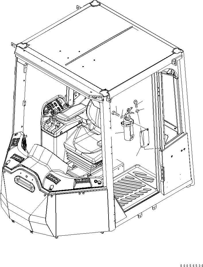 Схема запчастей Komatsu WA380-6 - ОГНЕТУШИТЕЛЬ (АНГЛ.)(№-) АКСЕССУАРЫ И ИНСТРУМЕНТ