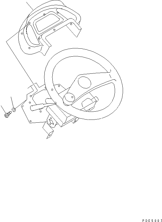 Схема запчастей Komatsu WA380-3 - ПОЛ (ОСНОВН. МОНИТОР)(№-) КАБИНА ОПЕРАТОРА И СИСТЕМА УПРАВЛЕНИЯ