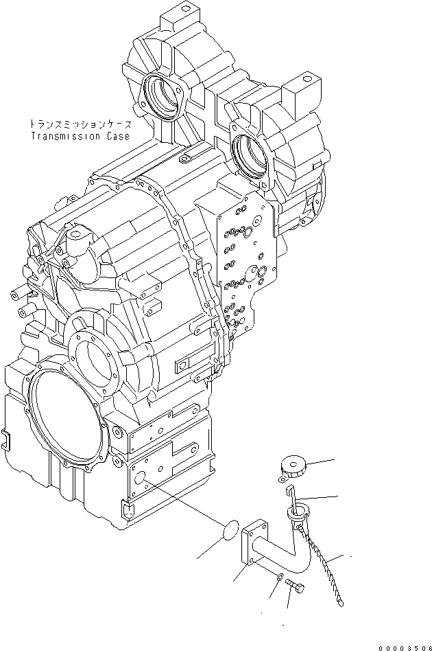 Схема запчастей Komatsu WA380-5 - ГИДРОТРАНСФОРМАТОР И ТРАНСМИССИЯ (НАПОЛНИТЕЛЬ ТРУБКА) (С ЗАМОК КРЫШКИ И КРЫШКАБЛОКИР.) СИЛОВАЯ ПЕРЕДАЧА
