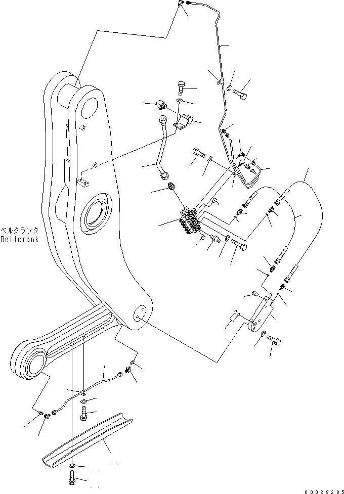 Схема запчастей Komatsu WA380-5 - УДАЛЕННАЯ СМАЗКА (СМАЗЫВАЮЩ. НАСОС И КОНТРОЛЛЕР) (С АВТОМАТИЧ. СМАЗКОЙ) ОСНОВНАЯ РАМА И ЕЕ ЧАСТИ