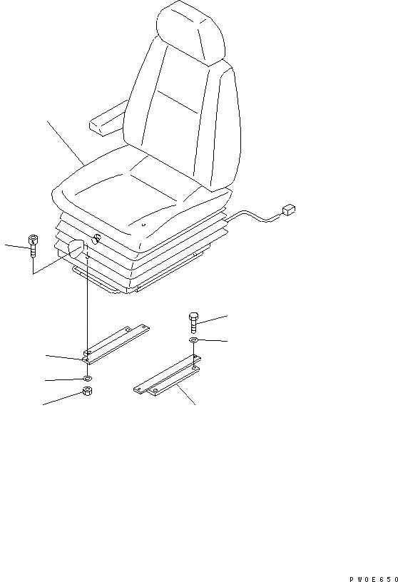 Схема запчастей Komatsu WA380-5 - СИДЕНЬЕ ОПЕРАТОРА (KAB) (ДЛЯ JOY-STICK) КАБИНА ОПЕРАТОРА И СИСТЕМА УПРАВЛЕНИЯ
