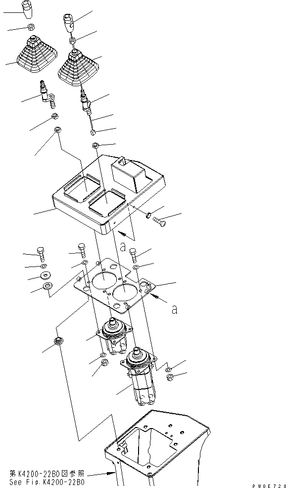 Схема запчастей Komatsu WA380-5 - ОСНОВН. КОНСТРУКЦИЯ (УПРАВЛЕНИЕ ПОГРУЗКОЙ) (РЫЧАГ) (ДЛЯ MONO И MONO РЫЧАГИ) (ТРАНСПОРТ SPEED UP СПЕЦ-Я.) КАБИНА ОПЕРАТОРА И СИСТЕМА УПРАВЛЕНИЯ