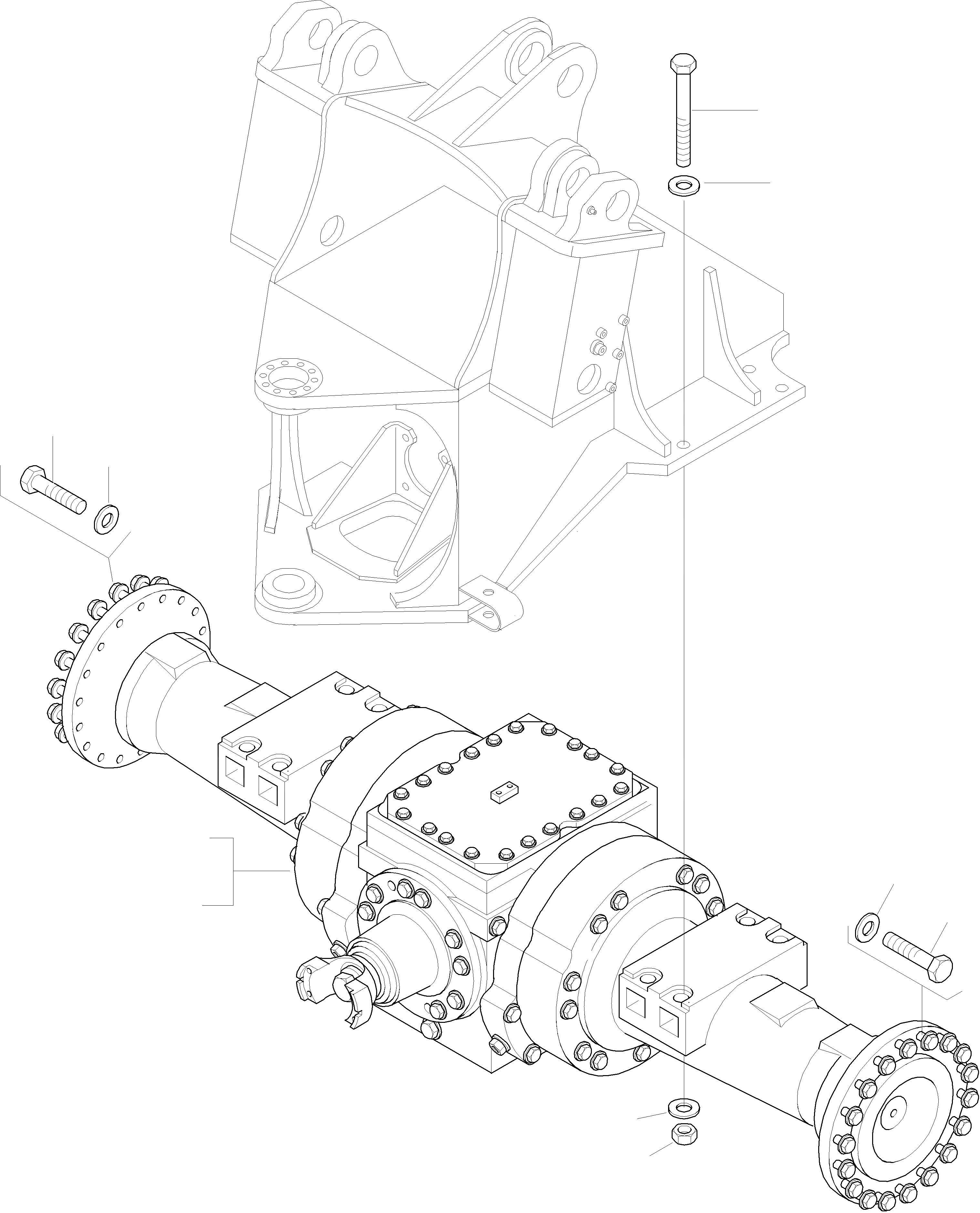 Схема запчастей Komatsu WA380-3 - ПЕРЕДНИЙ МОСТ 8 ПЕРЕДНИЙ МОСТ